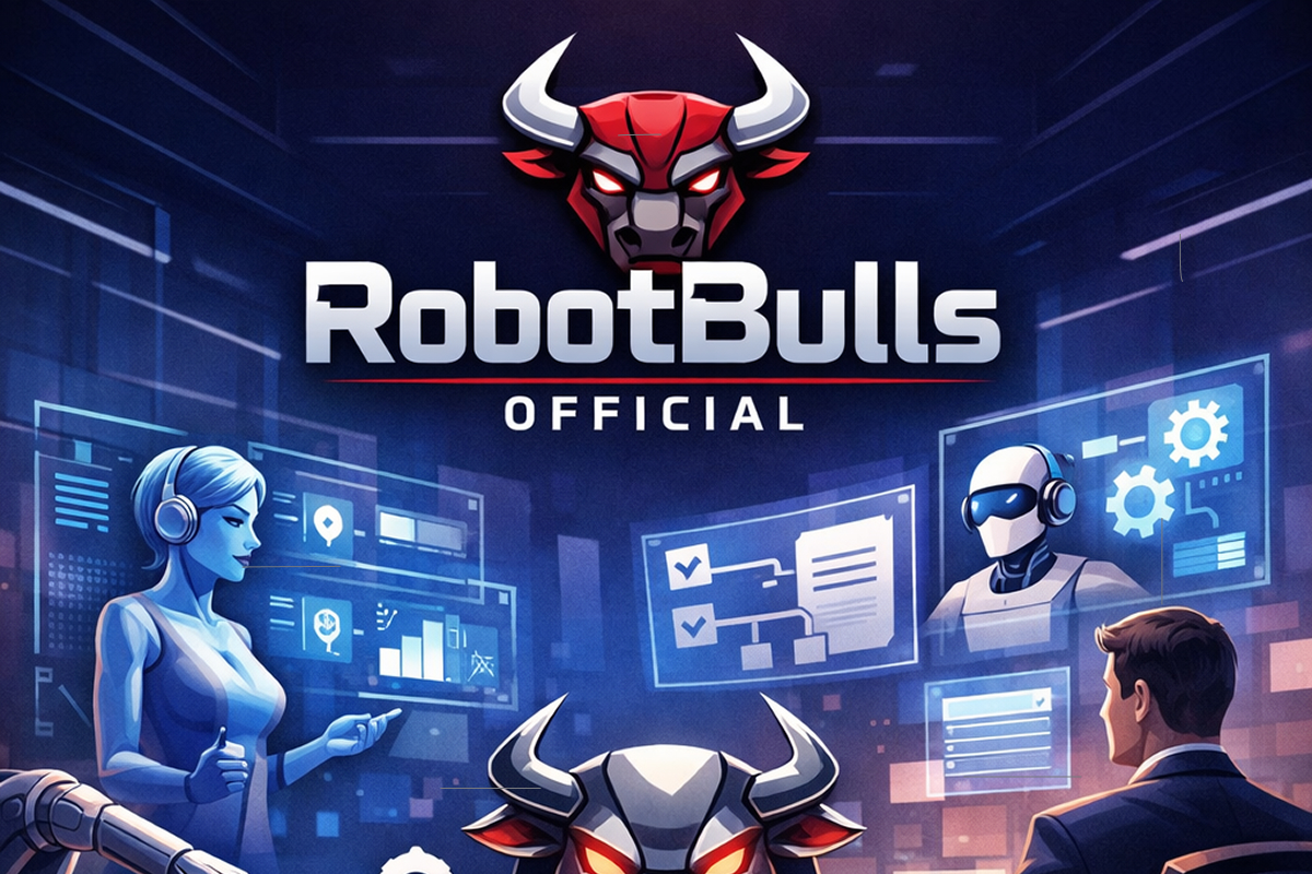 Visuel RobotBulls pour l’automatisation IA industrielle